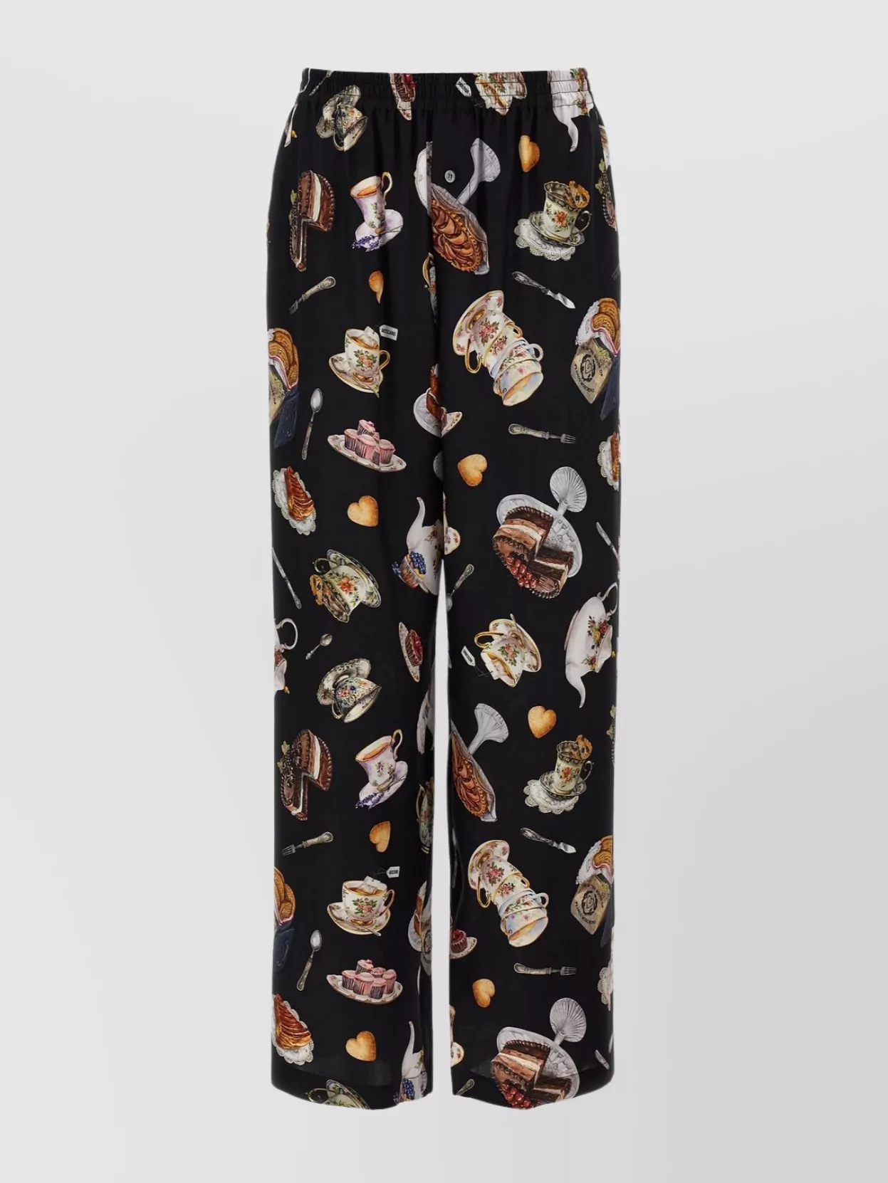 Moschino Pants Featuring Elastic Waistband Print