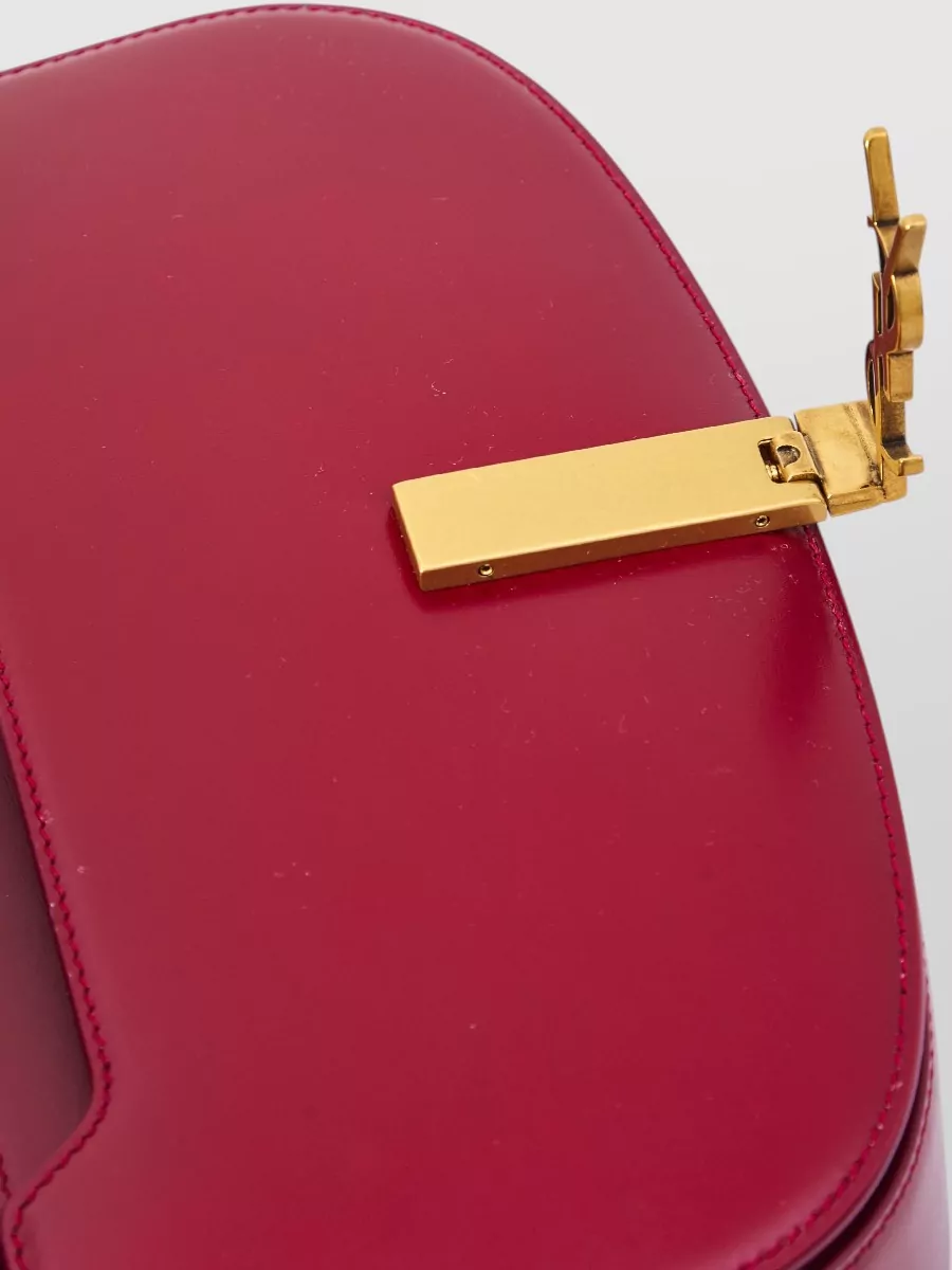 Saint Laurent Voltaire Half Moon Leather Shoulder Bag