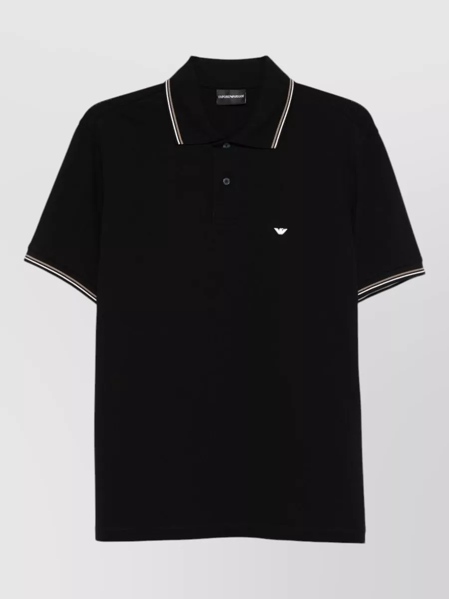 Emporio Armani cotton slim-fit polo shirt