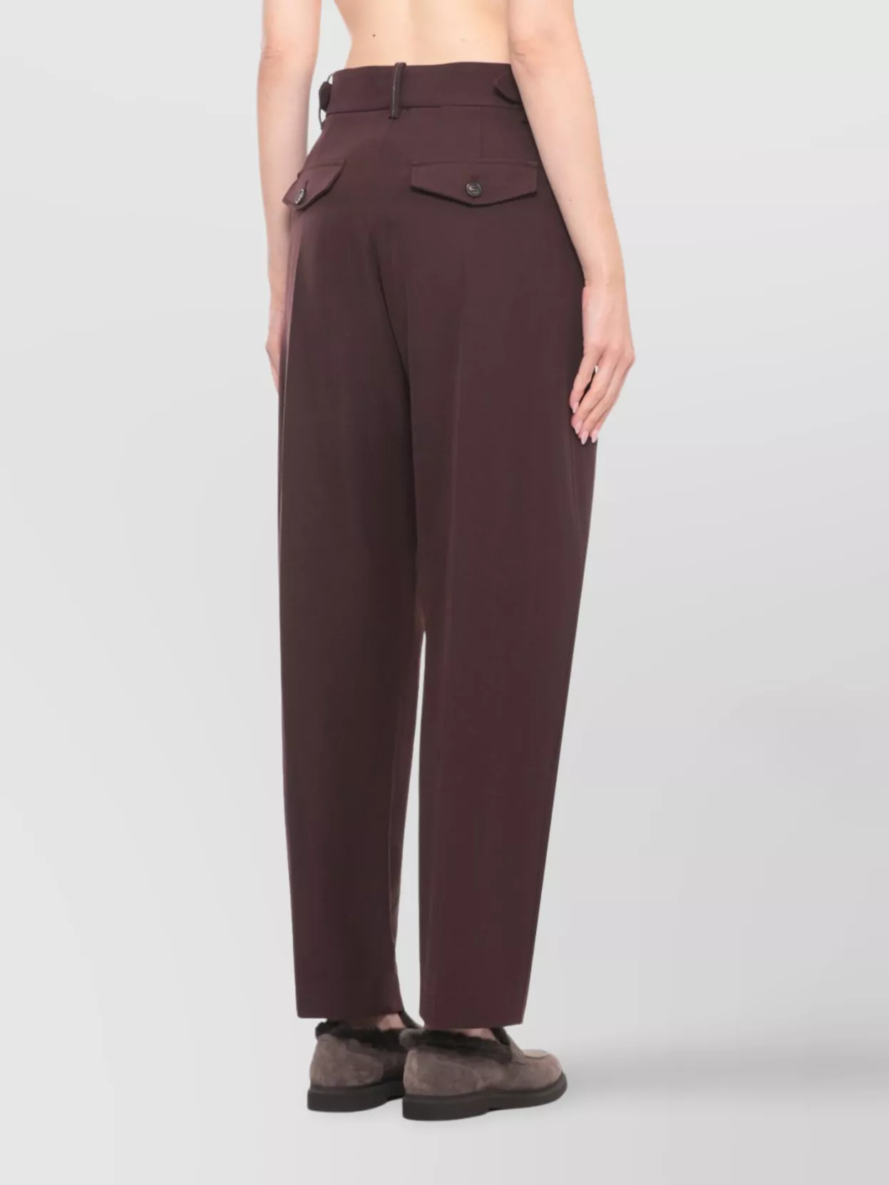 Brunello Cucinelli Tailored Straight Leg Trousers Pockets