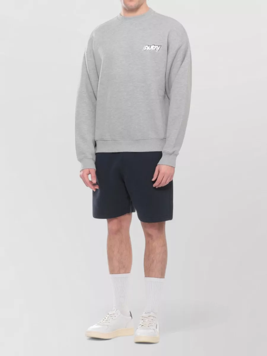Autry Logo Print Cotton Sweatshirt