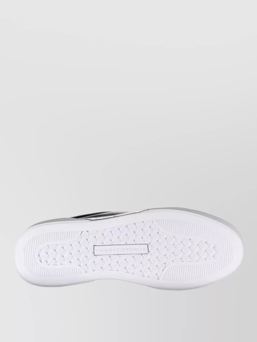 Tommy Hilfiger Leather Lace-Up Sneakers