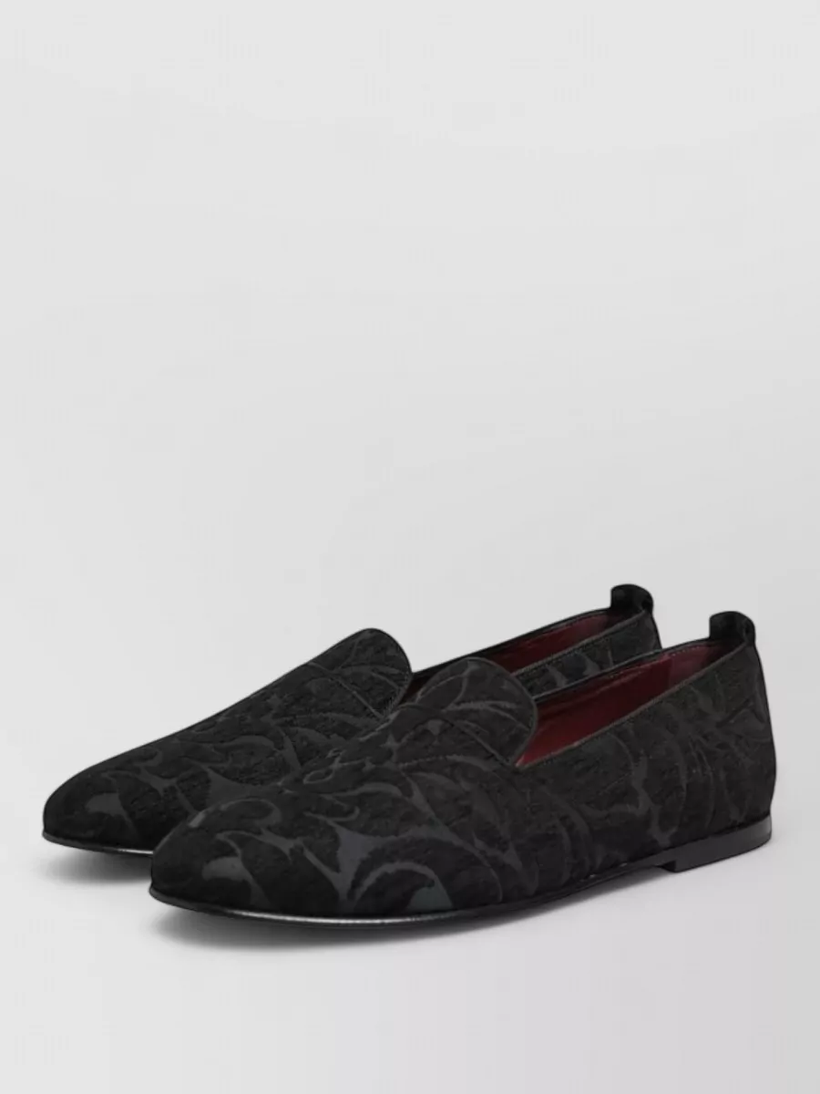 Dolce&Gabbana Floral-Pattern Loafers