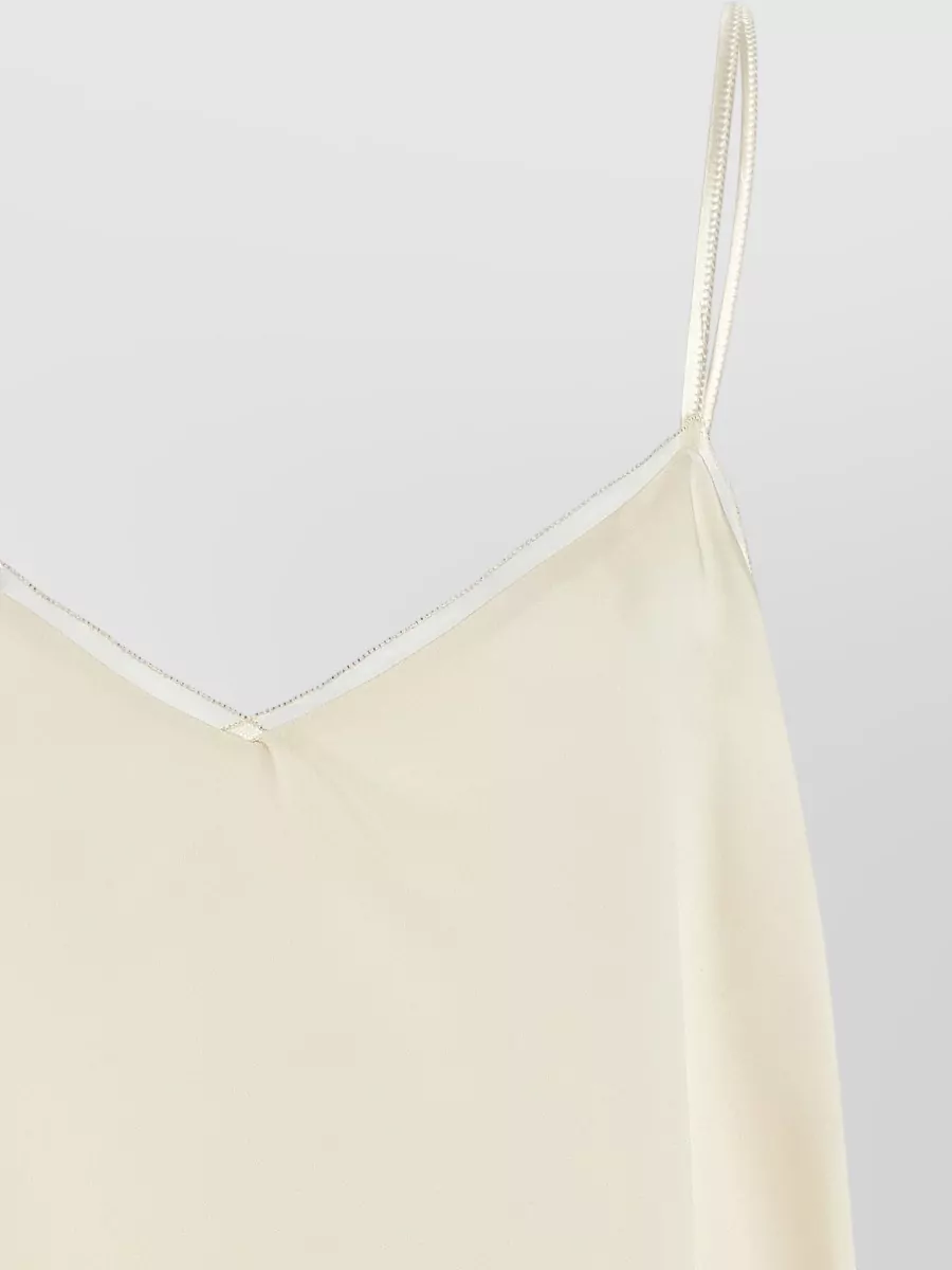 Fabiana Filippi Lingerie Top Lightweight Fabric Spaghetti Straps