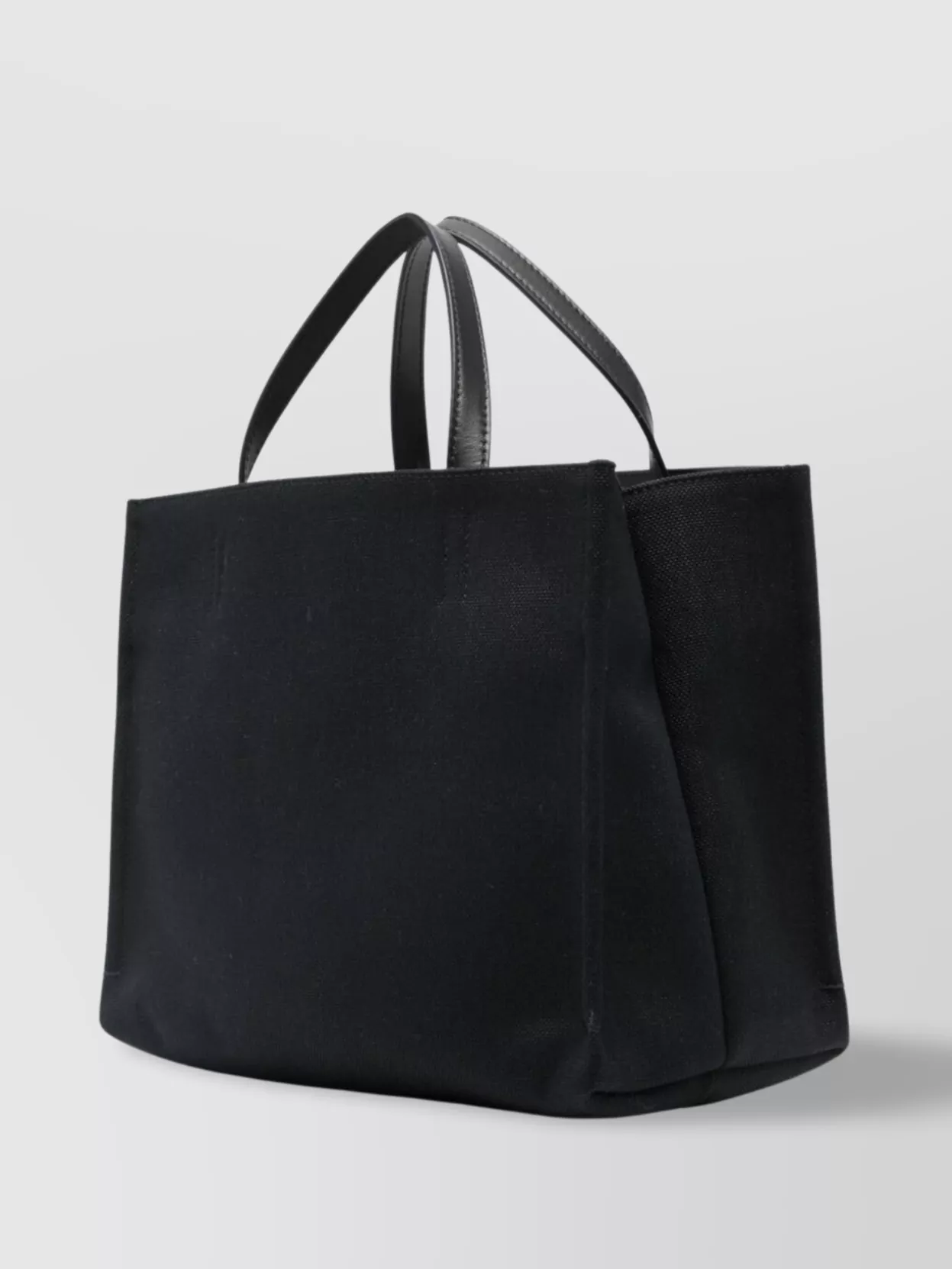 Ferragamo Logo Printed Small Tote Bag Women In Black