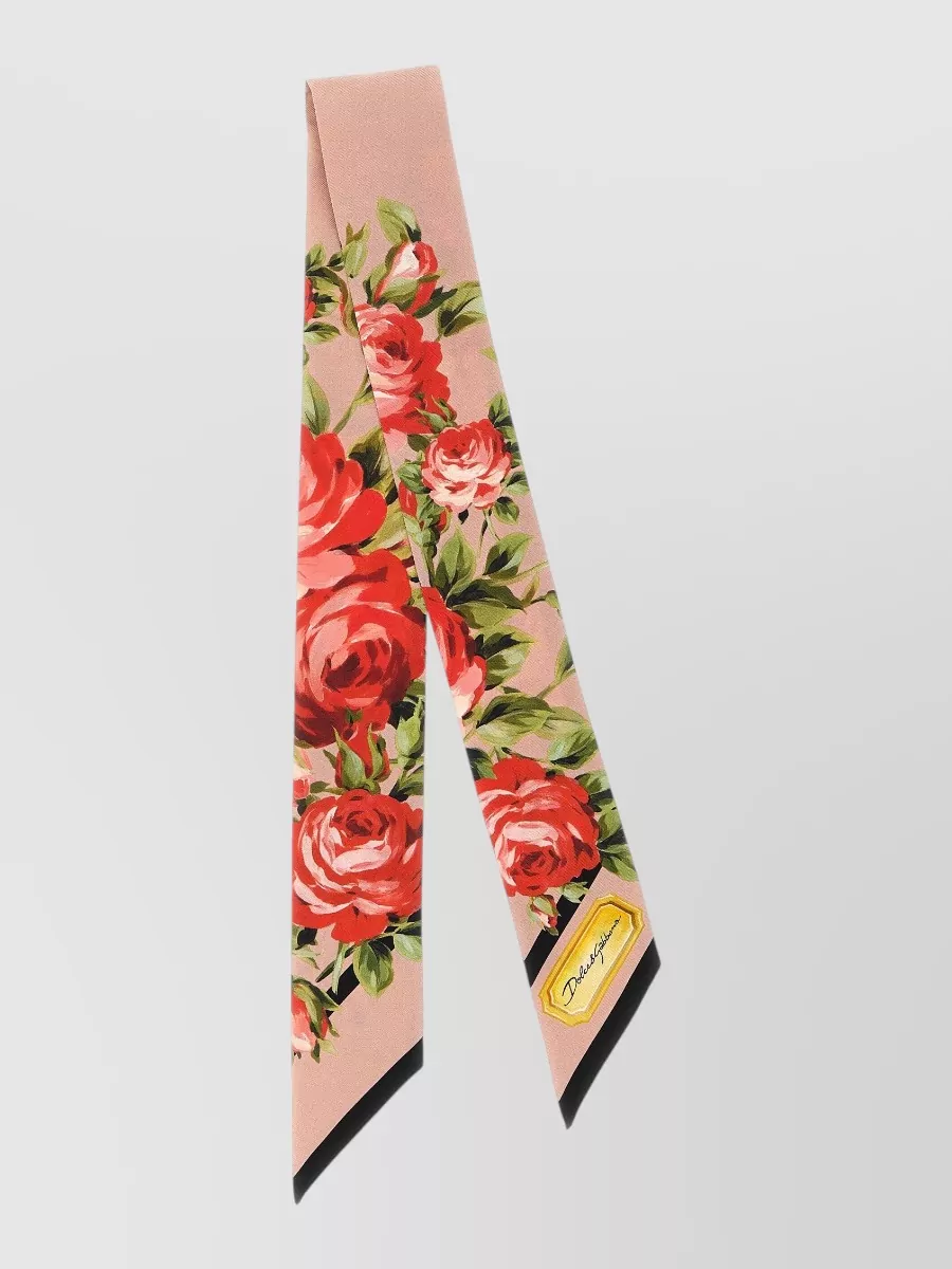 Dolce&Gabbana Floral-print silk scarf