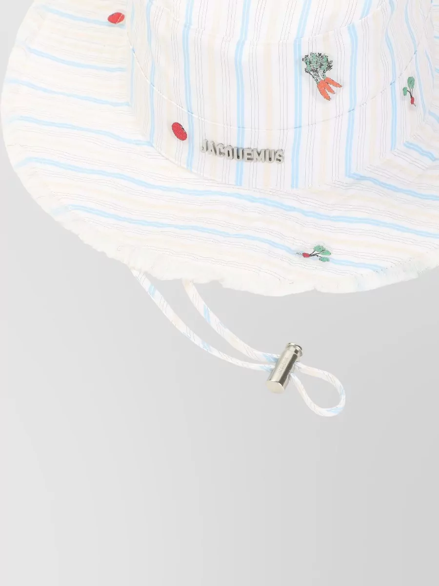 Jacquemus Striped Bucket Hat