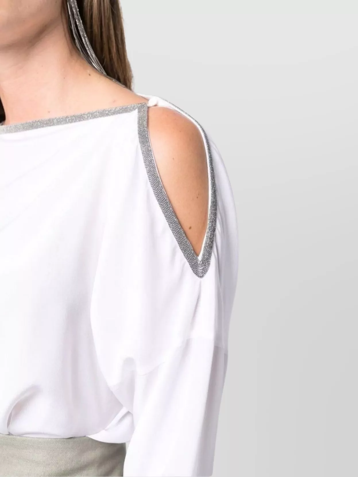 Brunello Cucinelli Boat Neck Long Sleeve Knitwear