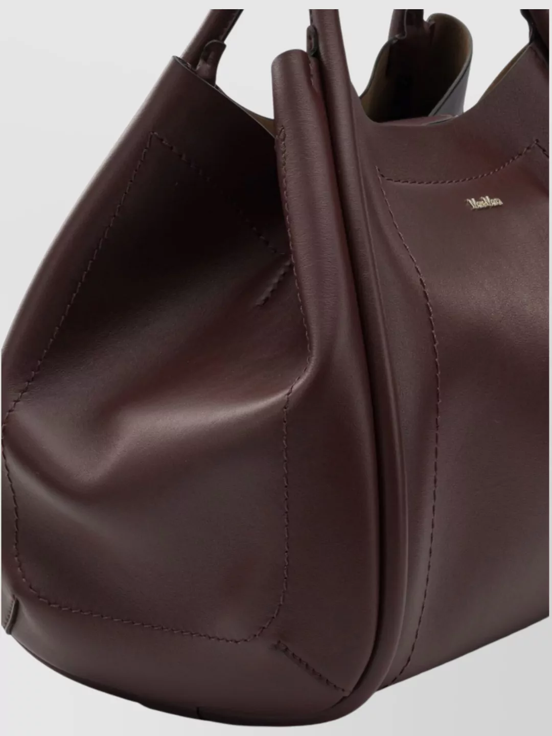 Max Mara Shoulder Bag With Top Handles And Strap