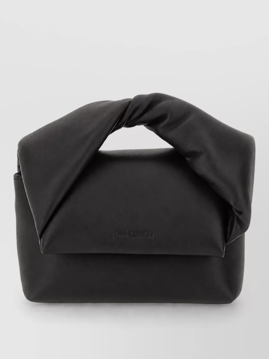 Jw Anderson Twister Leather Clutch Bag