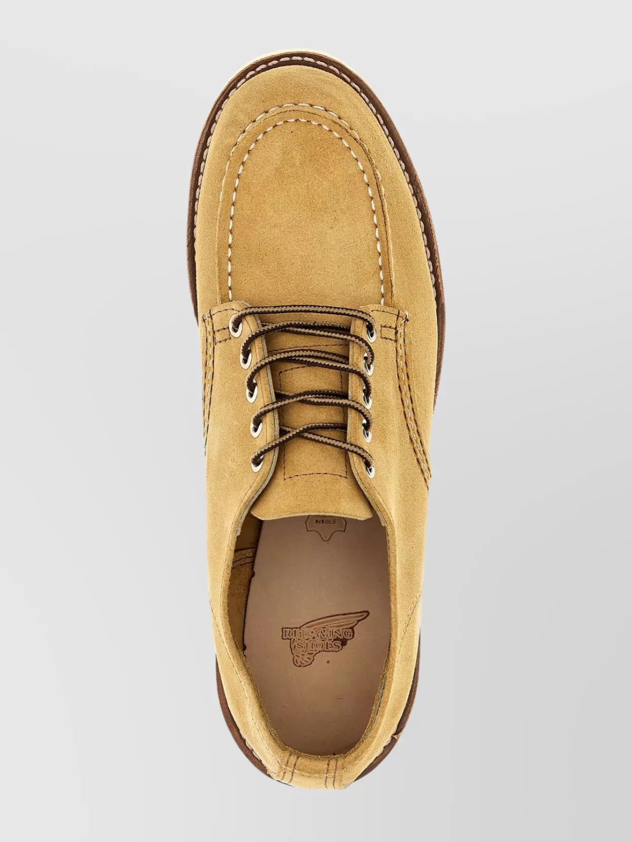 Red Wing Shoes Lace Up Oxford Shoes With Contrast Stitching