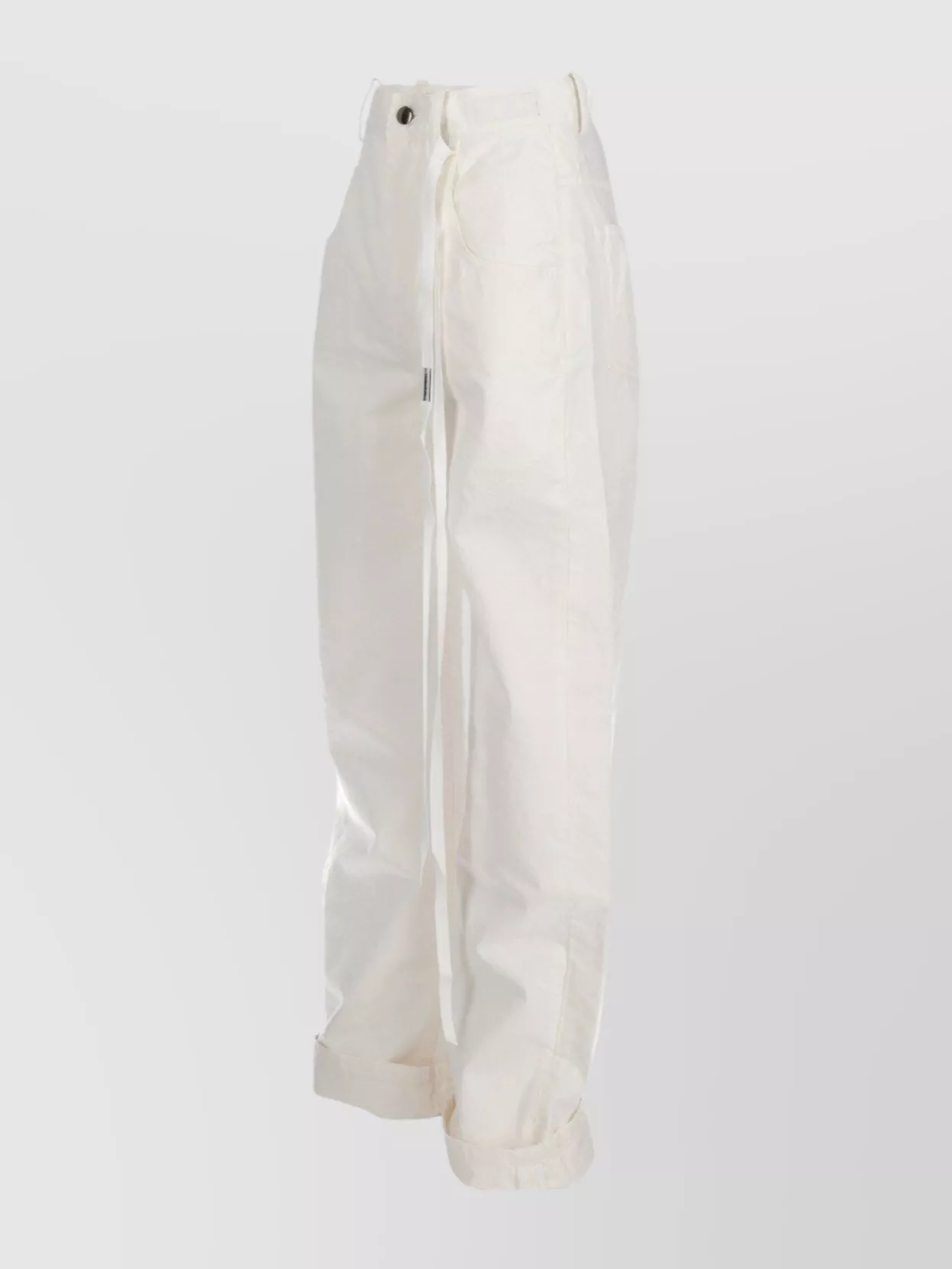 Ann Demeulemeester White Claire 5-pockets Comfort Trousers