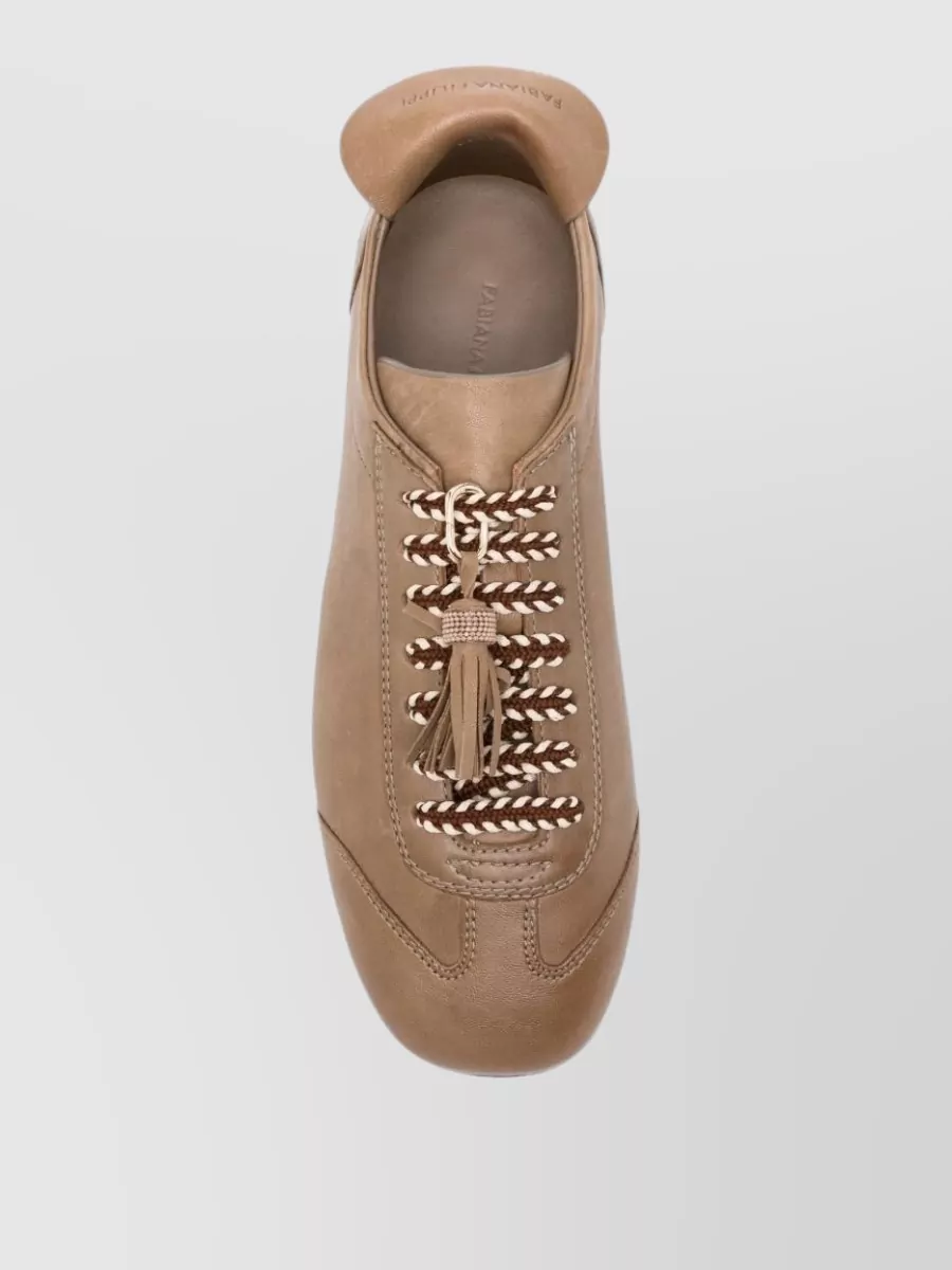 Fabiana Filippi Leather Lace-Up Shoes