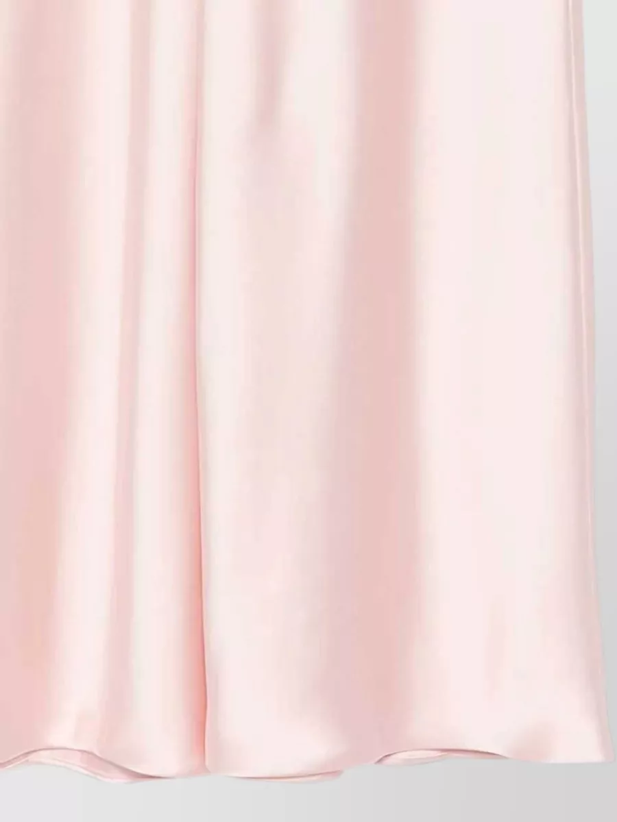 Norma Kamali Satin Wide-Leg Trousers