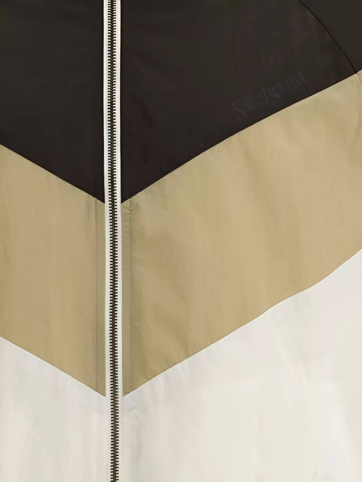 Saint Laurent Sporty Chevron Pattern Jacket