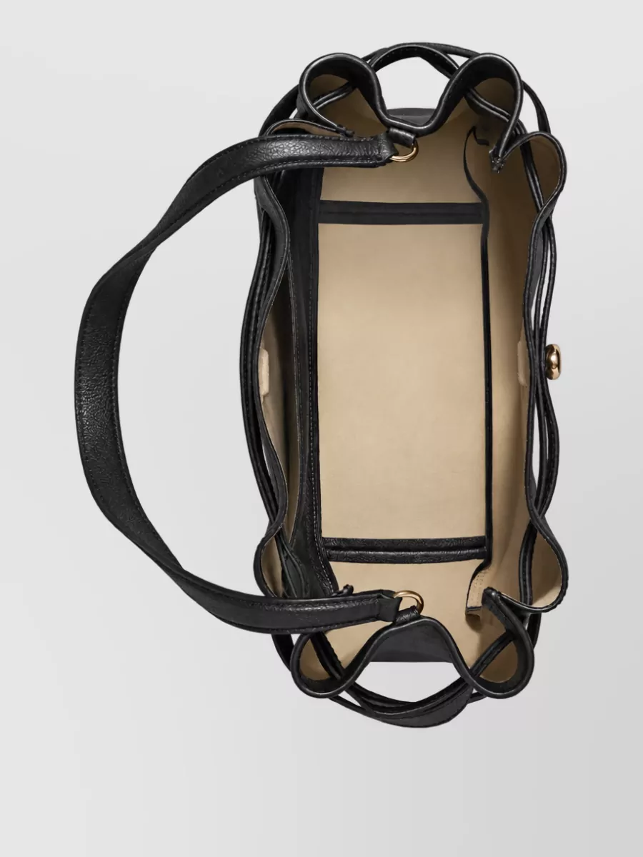 Tory Burch Romy Large Leather Bucket Bag