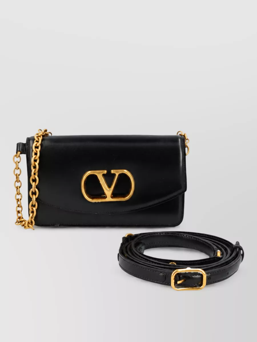 Valentino Garavani vlogo signature leather shoulder bag