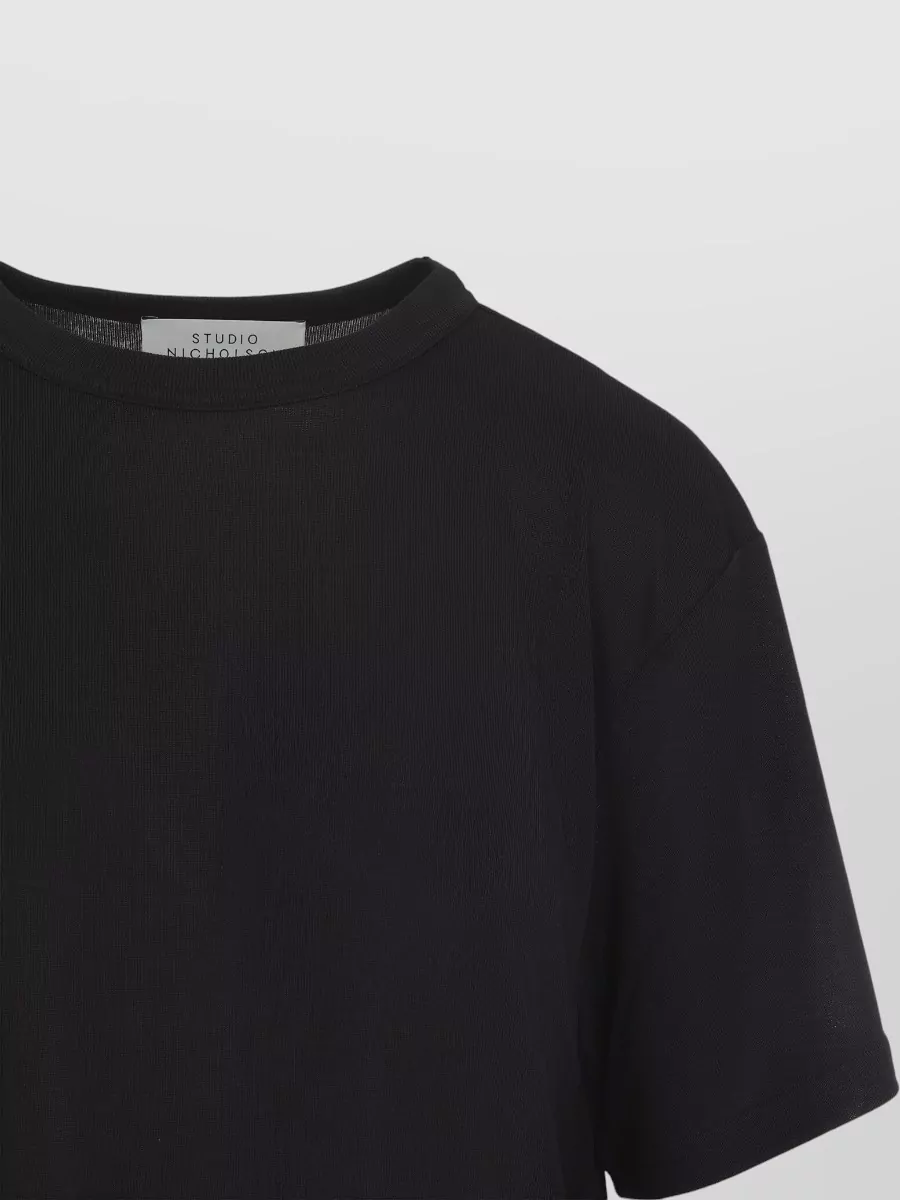 Studio Nicholson Crew Neck Short Sleeve Plain Tshirt
