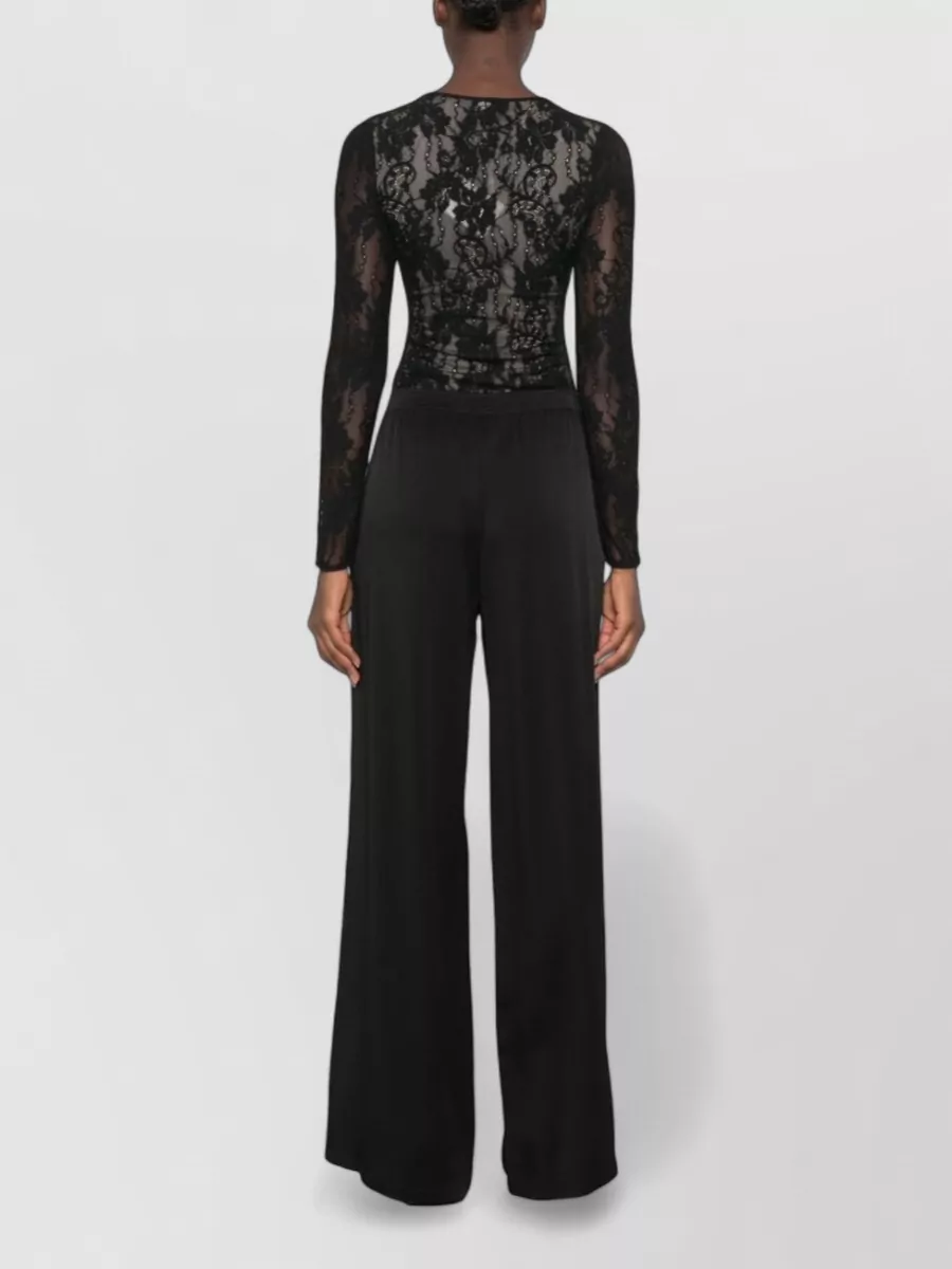 Zimmermann Lace Long-Sleeve Bodysuit