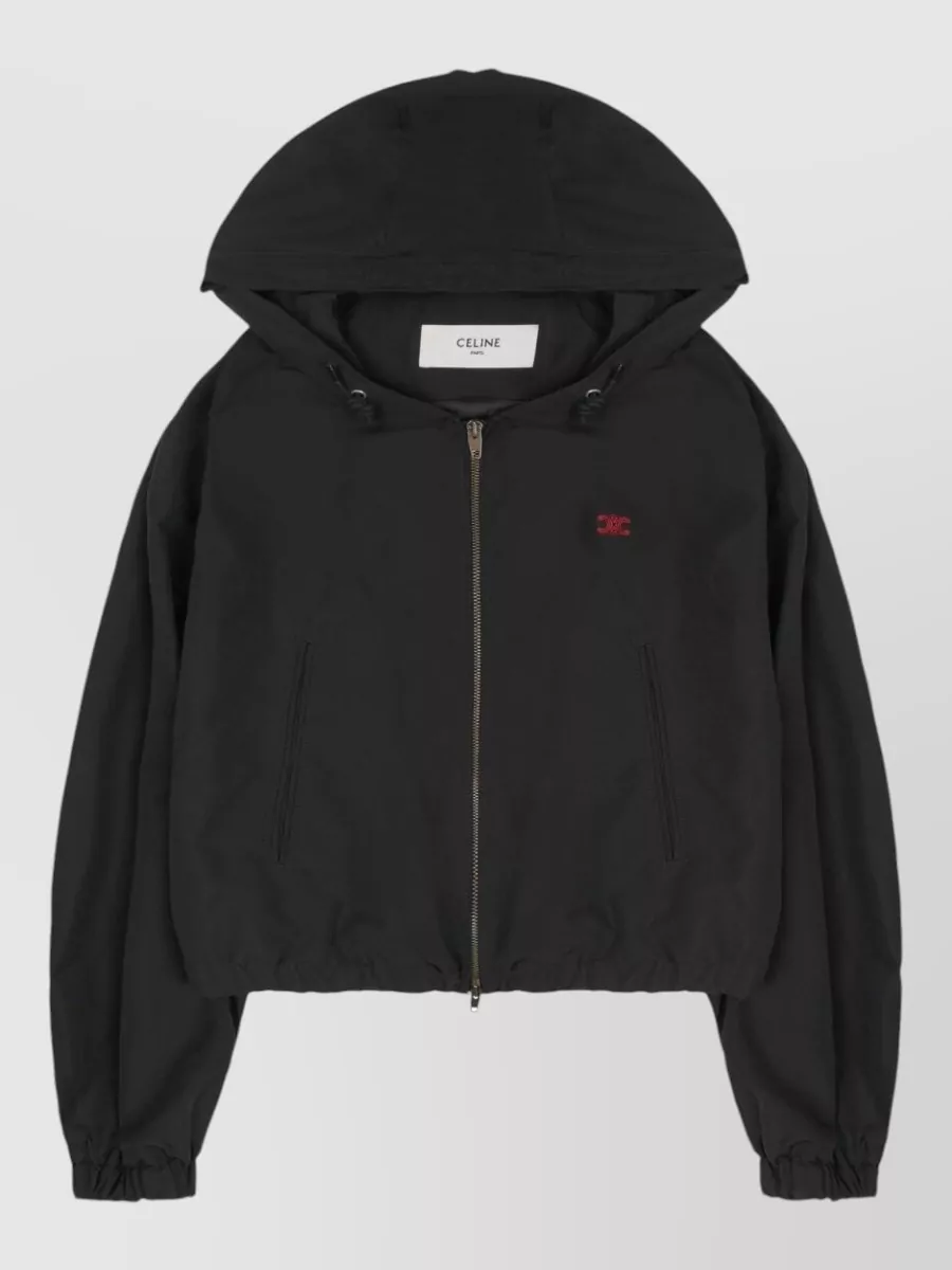 Celine hooded windbreaker jacket