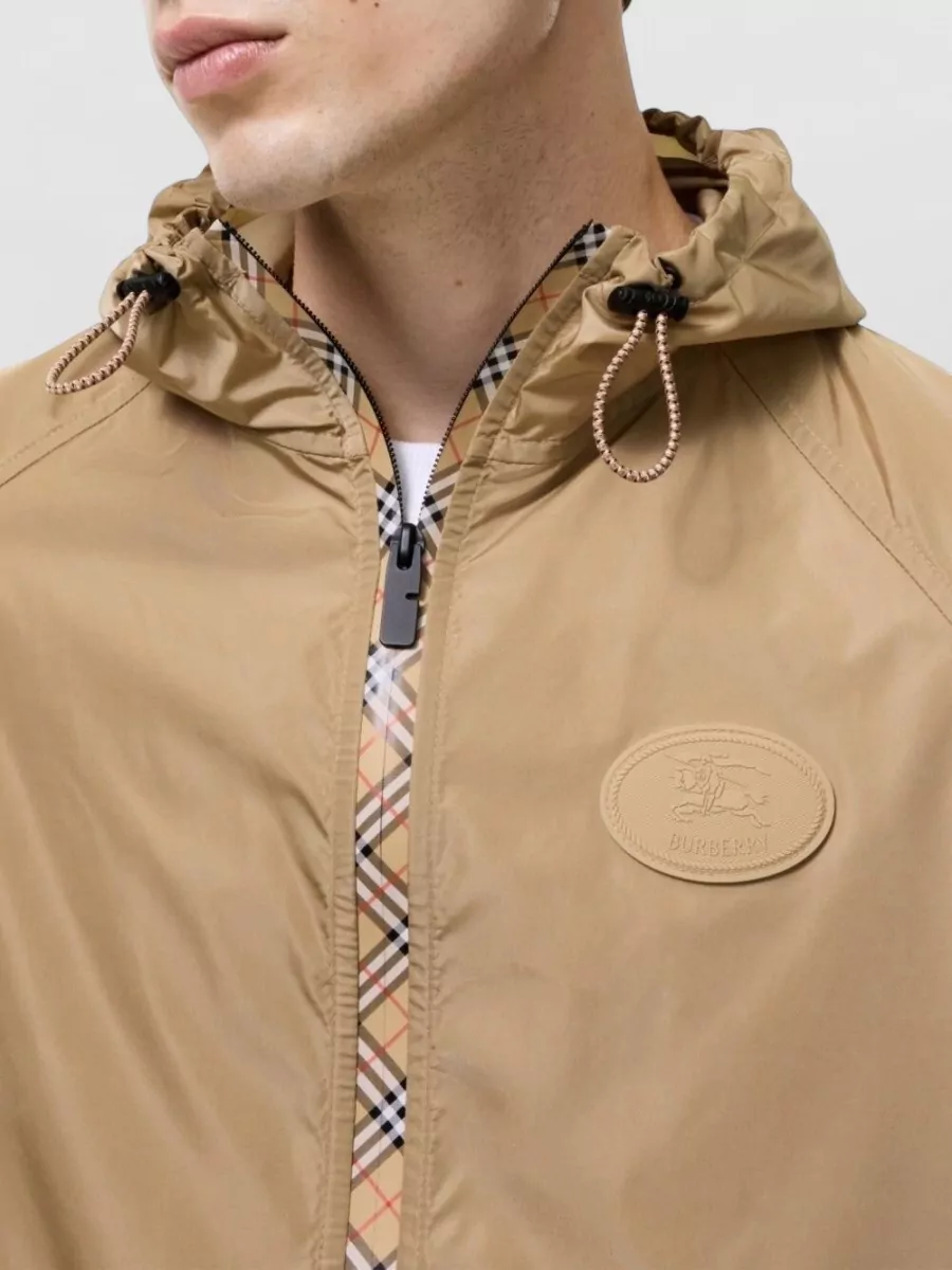 Burberry Nylon Hooded Jacket