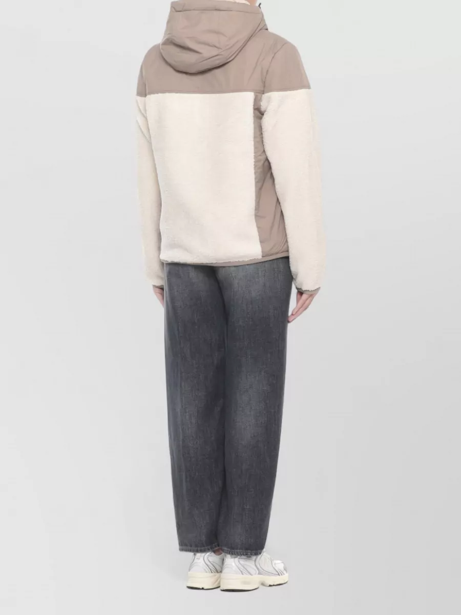 K-Way Hooded Short Jacket