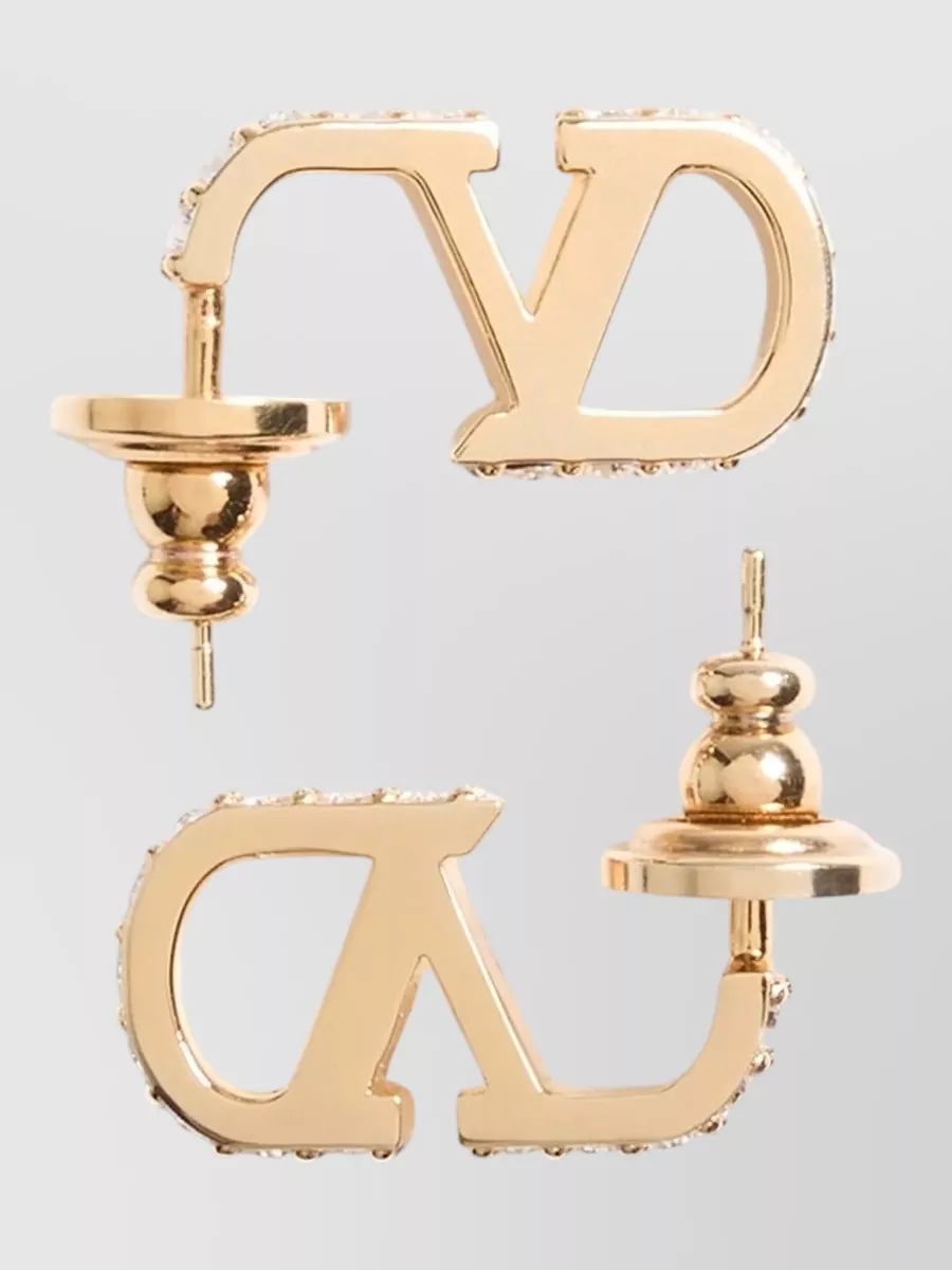 Valentino Garavani crystal-embellished earrings