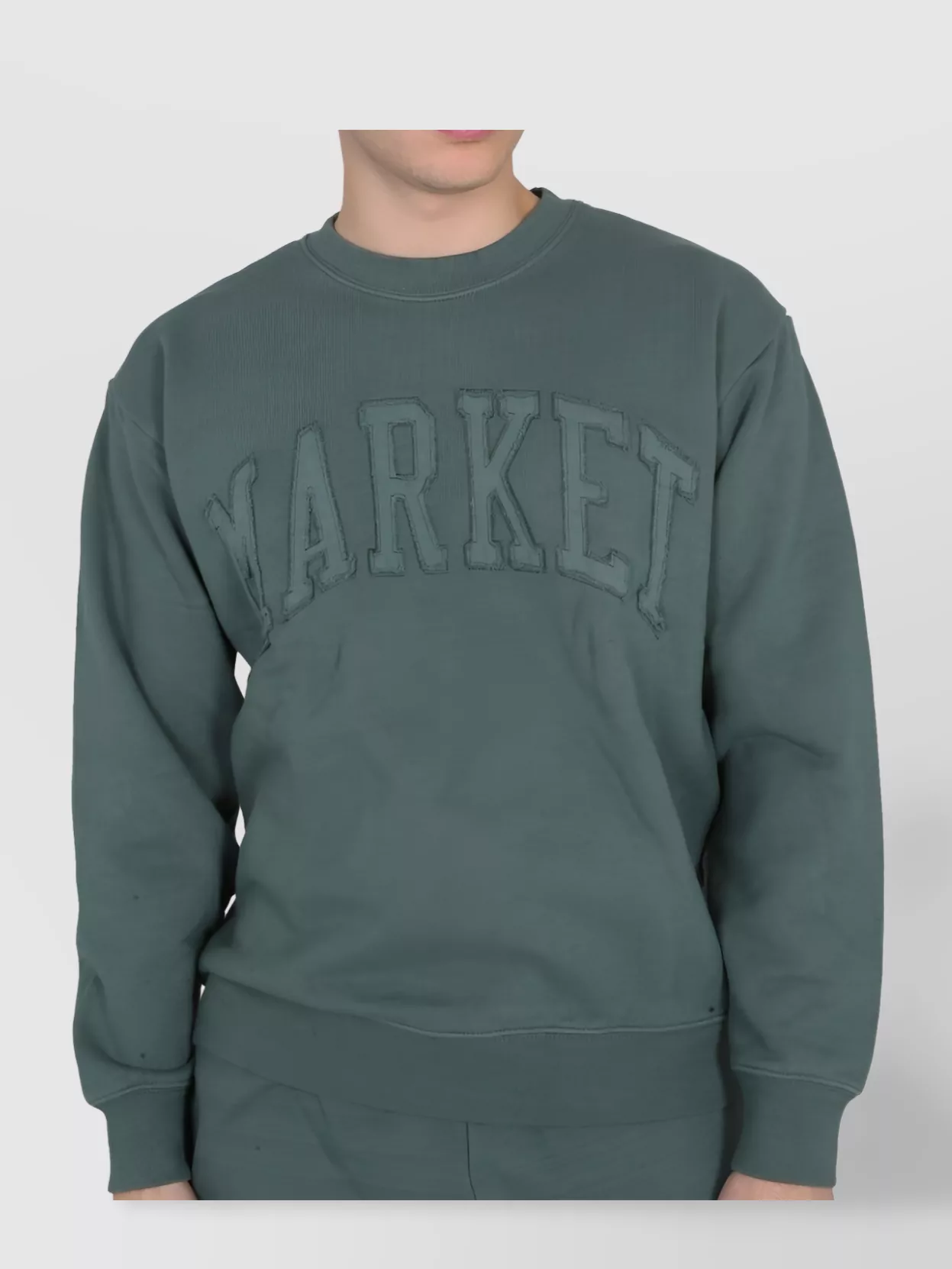 Market Ribbed Collar Sweatshirt