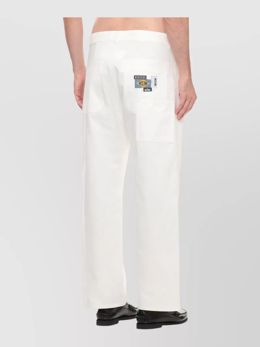 Moschino Cotton Straight-Leg Jeans