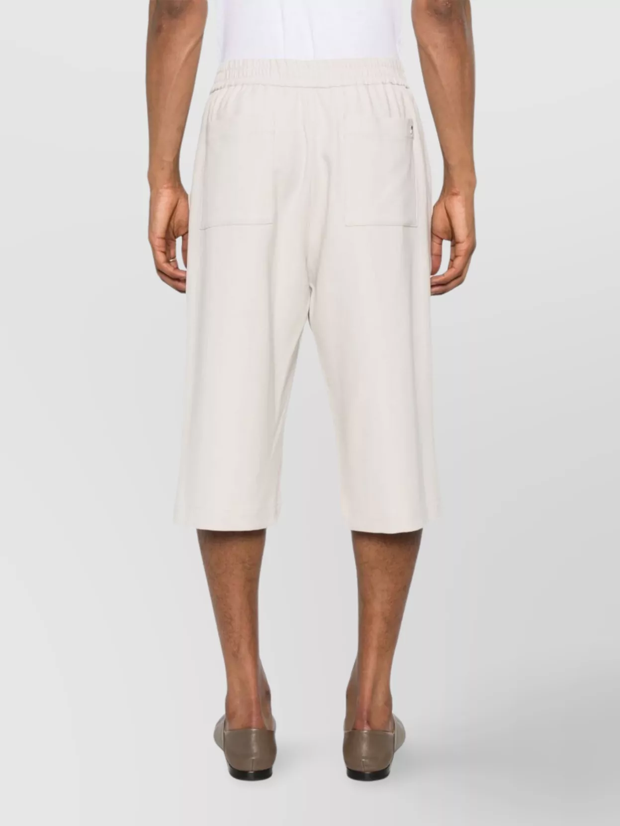 Ami Alexandre Mattiussi Tailored Shorts With Pockets And Elastic Waistband