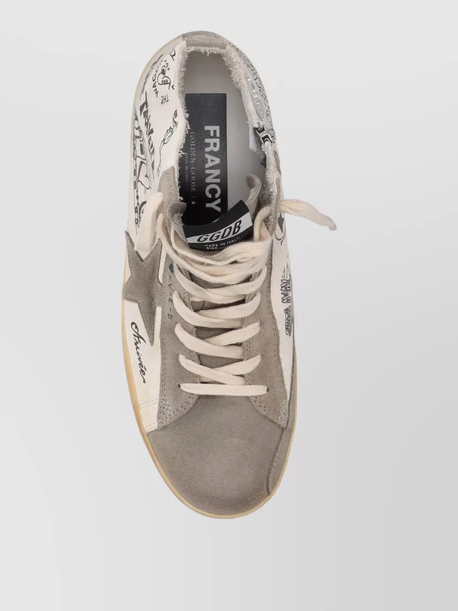 Golden Goose Leather High-Top Sneakers