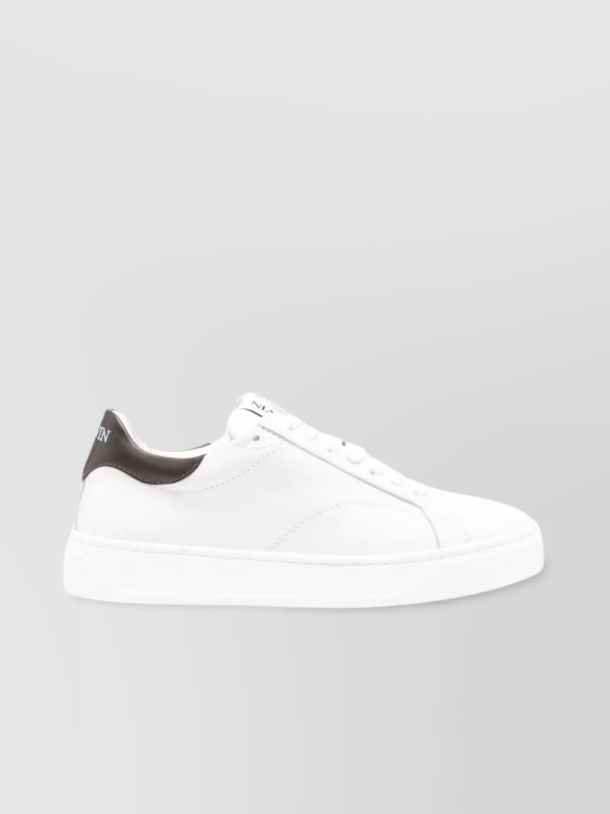 Lanvin Embroidered Sneakers With Contrast Heel Tab