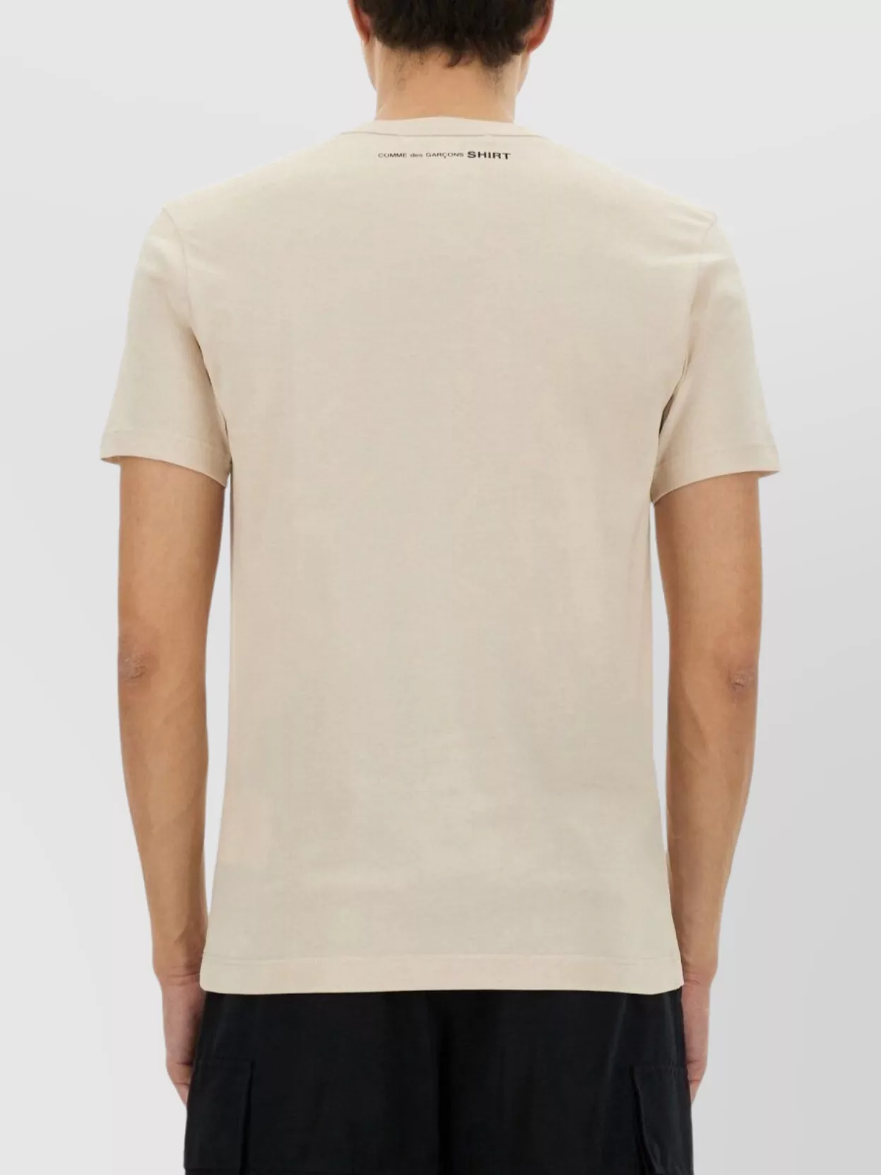 Comme Des Garçons Crew Neck Plain Design Short Sleeves T-Shirt