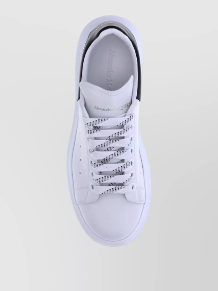 Alexander Mcqueen Leather Low-Top Sneakers