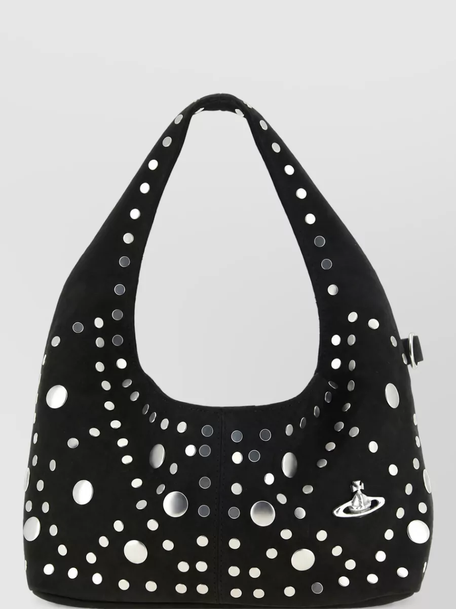 Vivienne Westwood Leather Studded Shoulder Bag
