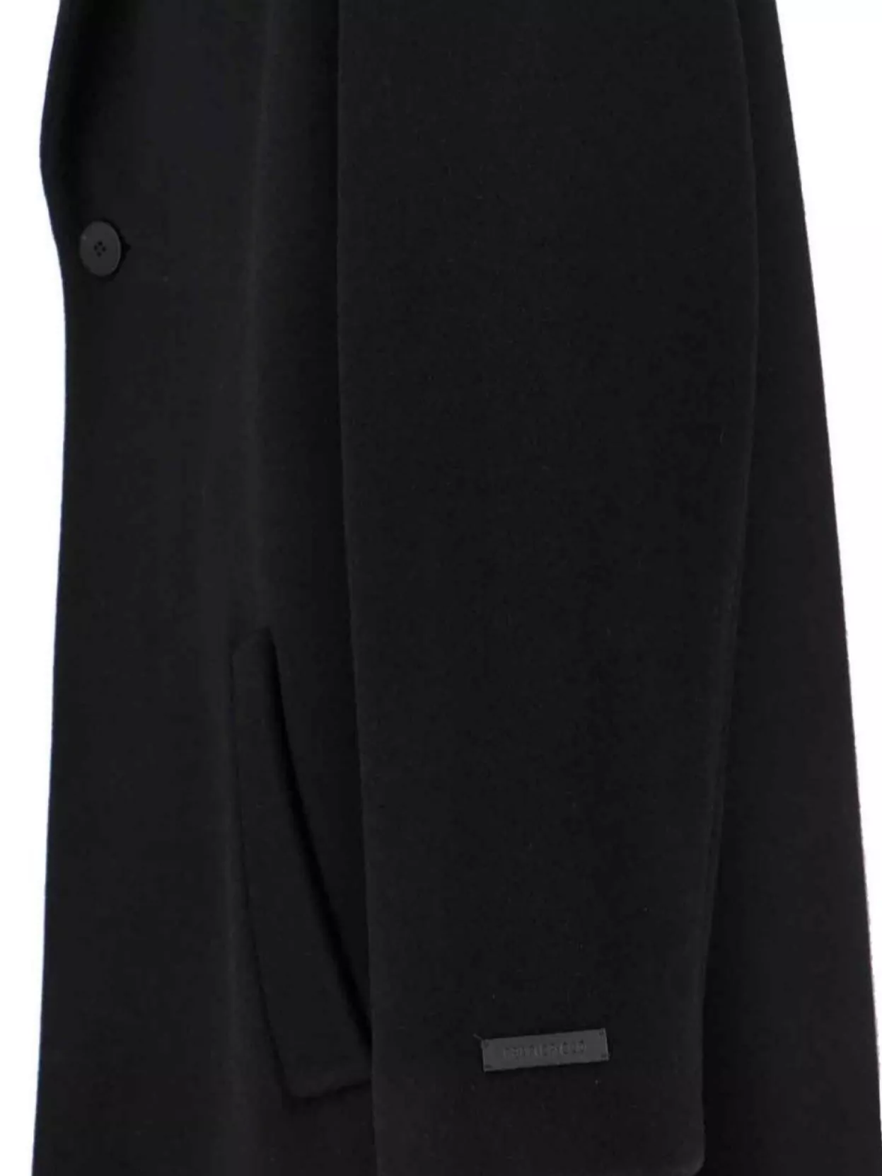 Fear Of God Modern Single Breasted Jacket And Belt In Black