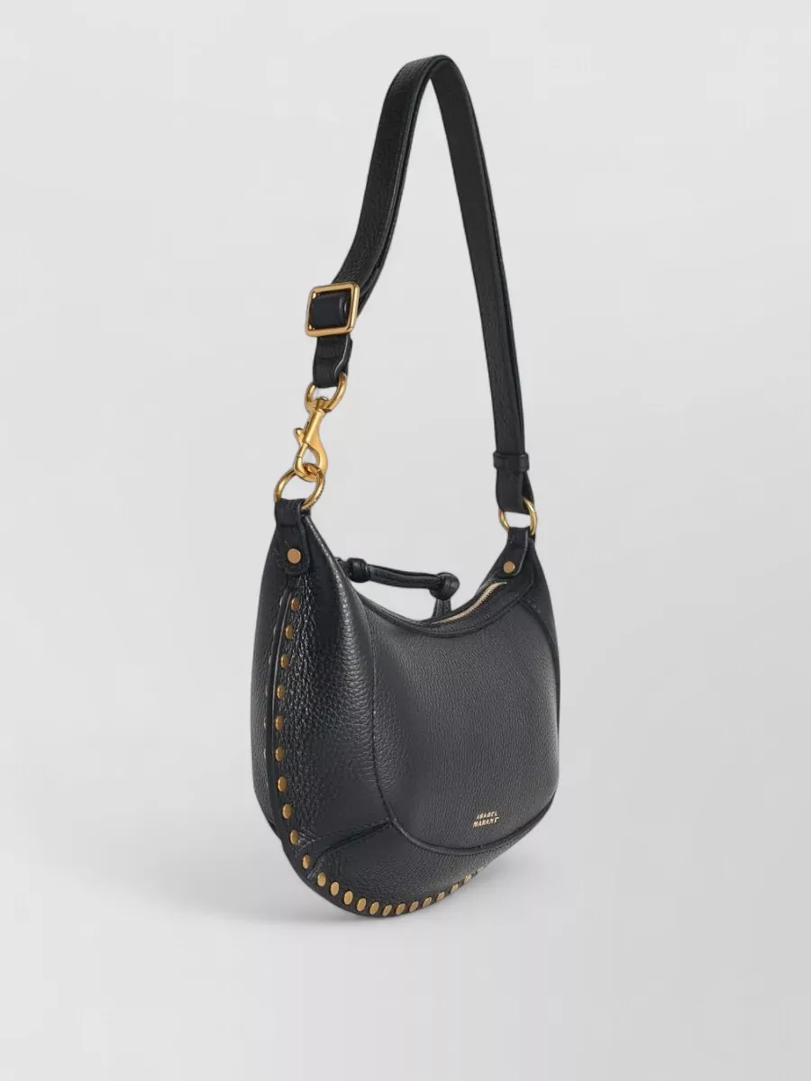 Isabel Marant Oskan Moon Leather Shoulder Bag