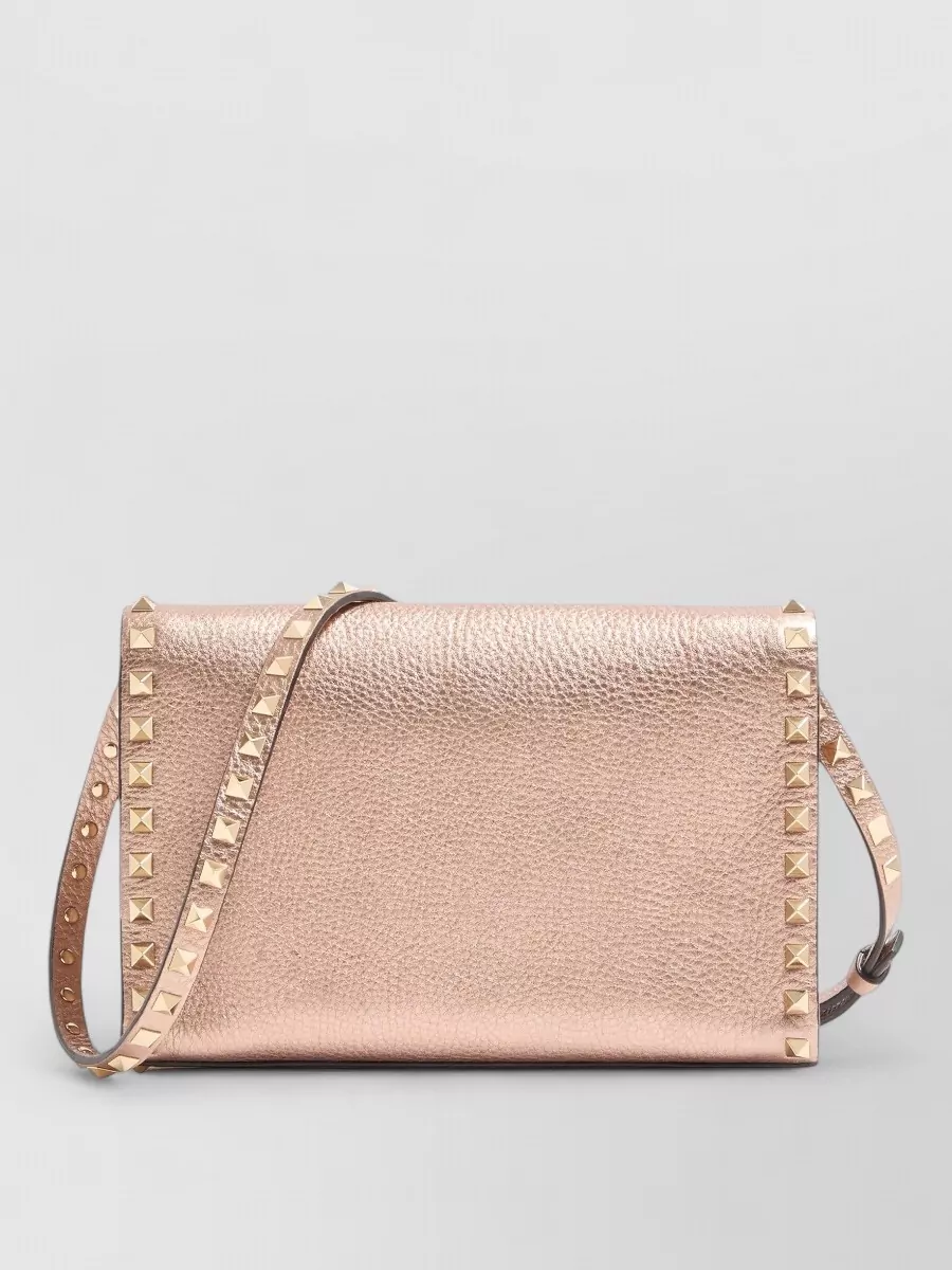 Valentino leather rockstud shoulder bag