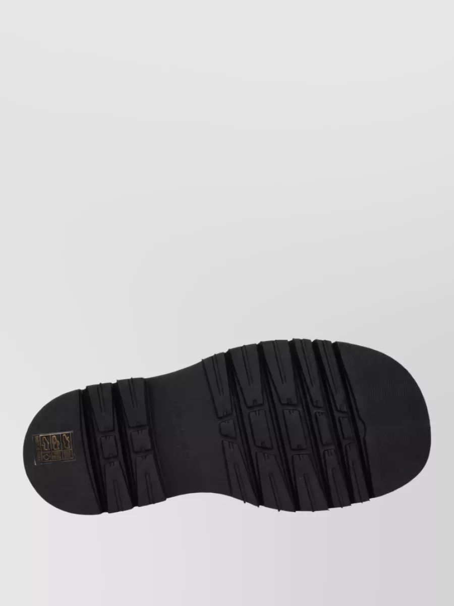 Bottega Veneta Leather Lace-Up Ankle Boots