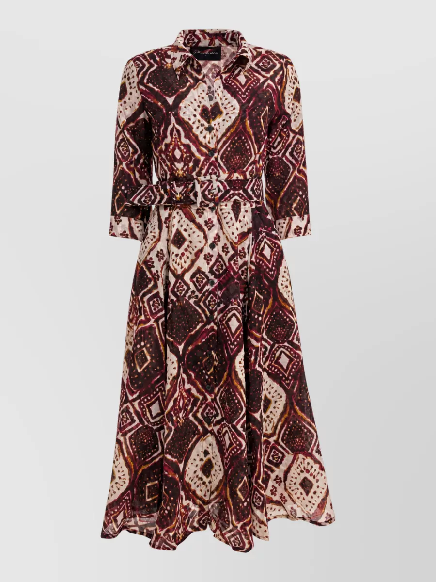 Samantha Sung wool tie-dye midi dress