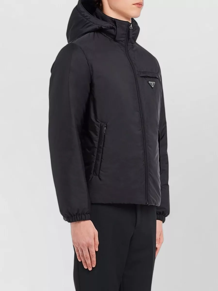 Prada Down Hooded Puffer Jacket