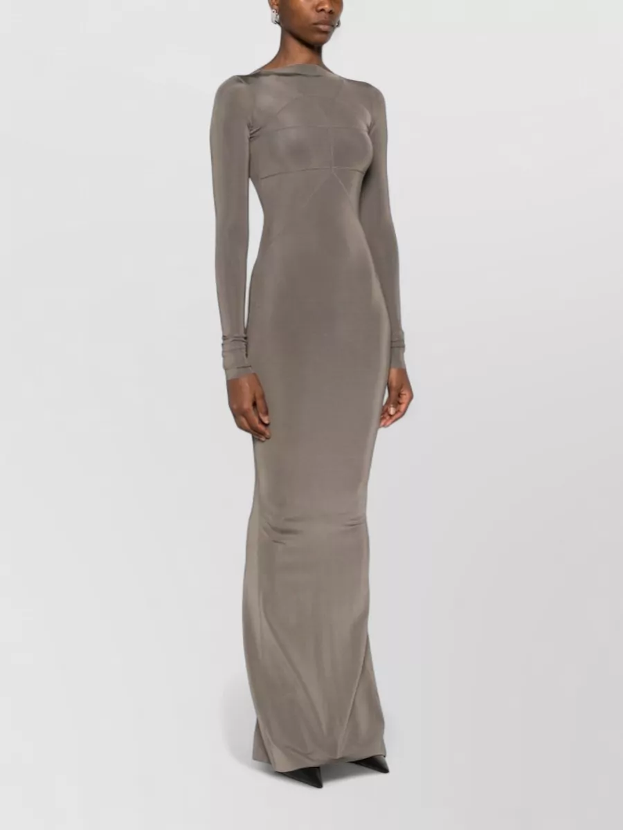 Rick Owens Long-Sleeve Maxi Dress