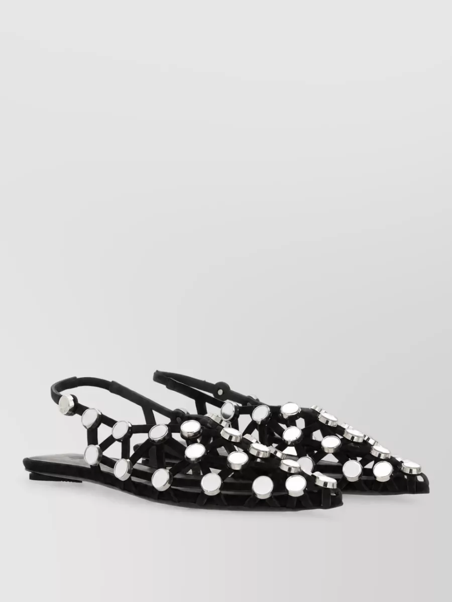 The Attico Leather Mules