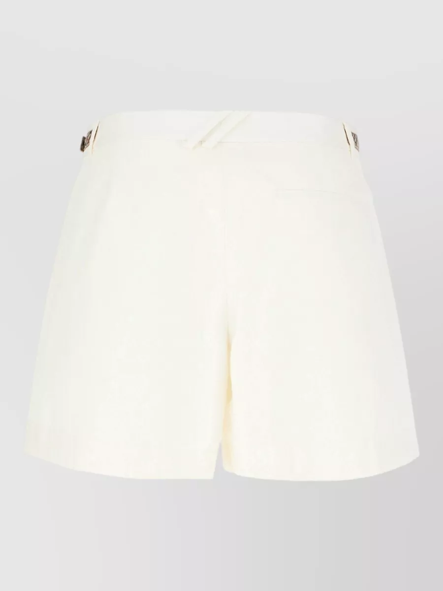 Burberry Cotton Cropped Trousers