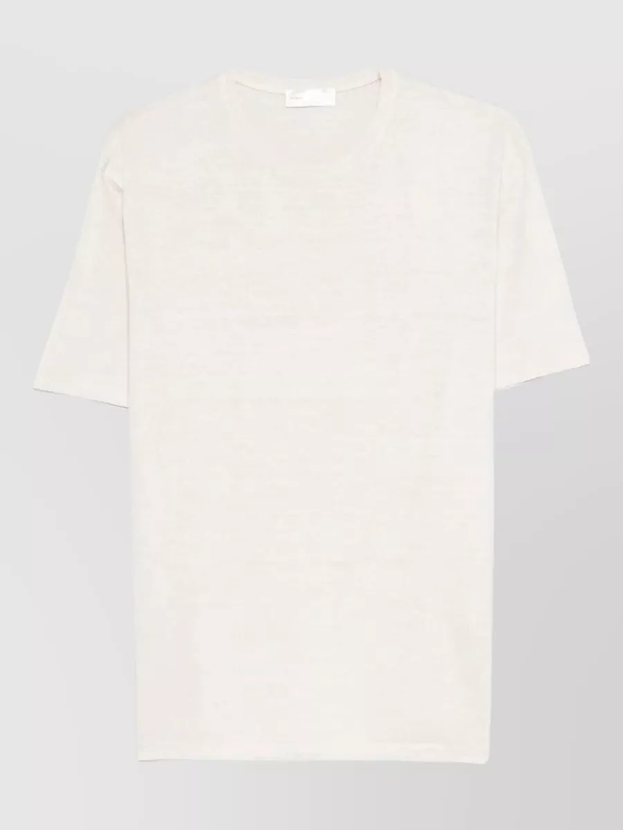 Roberto Collina Linen Crewneck T-Shirt