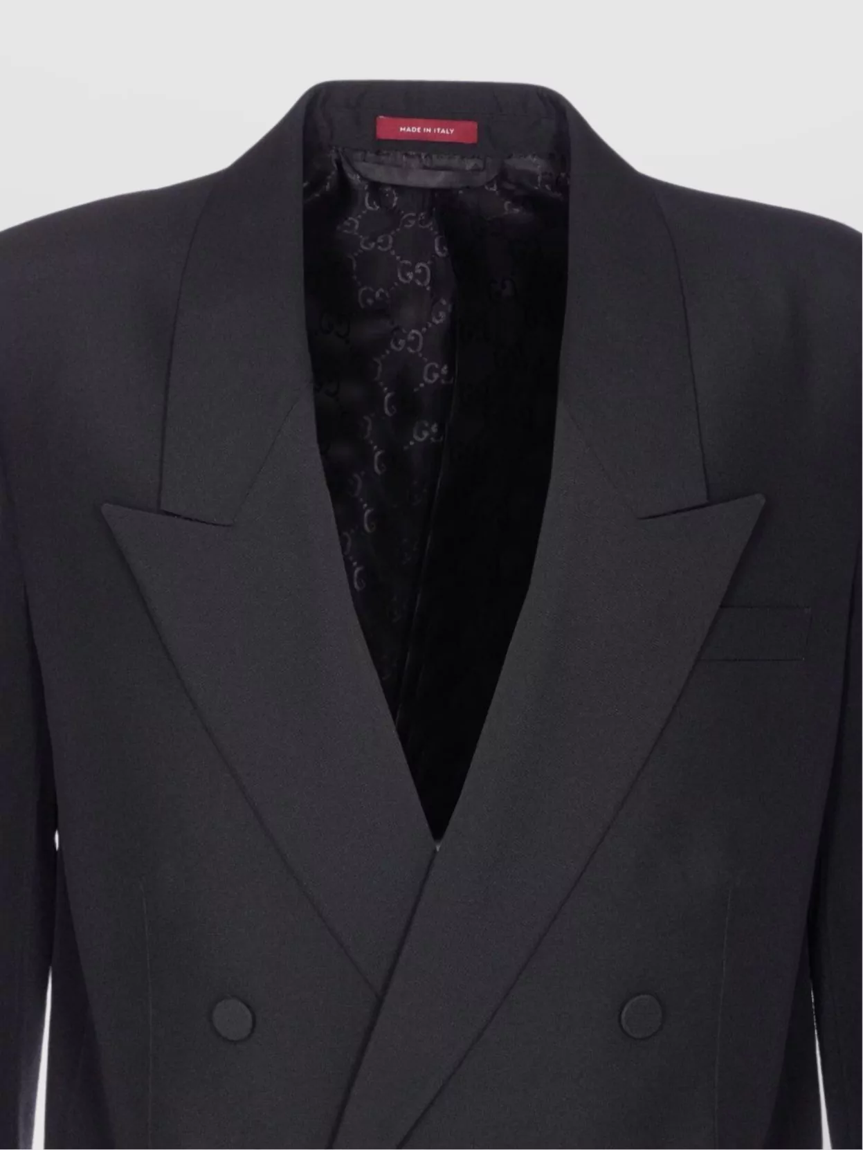 Gucci Double-Breasted Jacket Peak Lapels