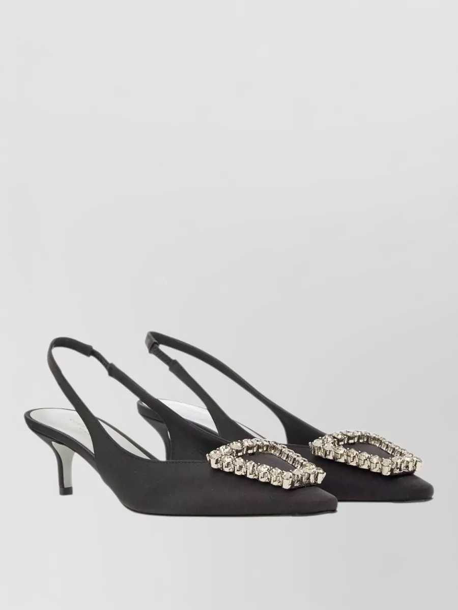 Roberto Festa Fabric Slingback Sandals
