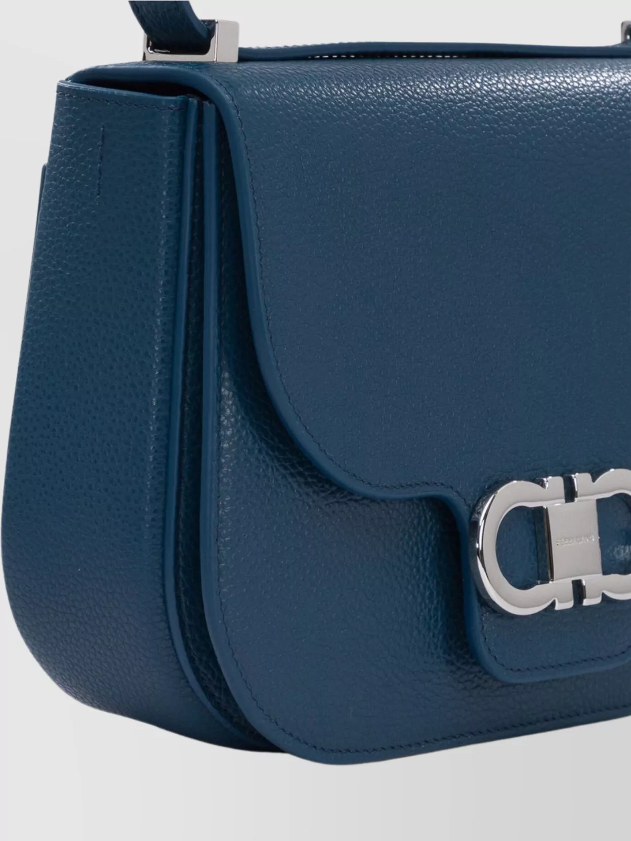 Ferragamo Textured Finish Crossbody Bags With Adjustable Strap