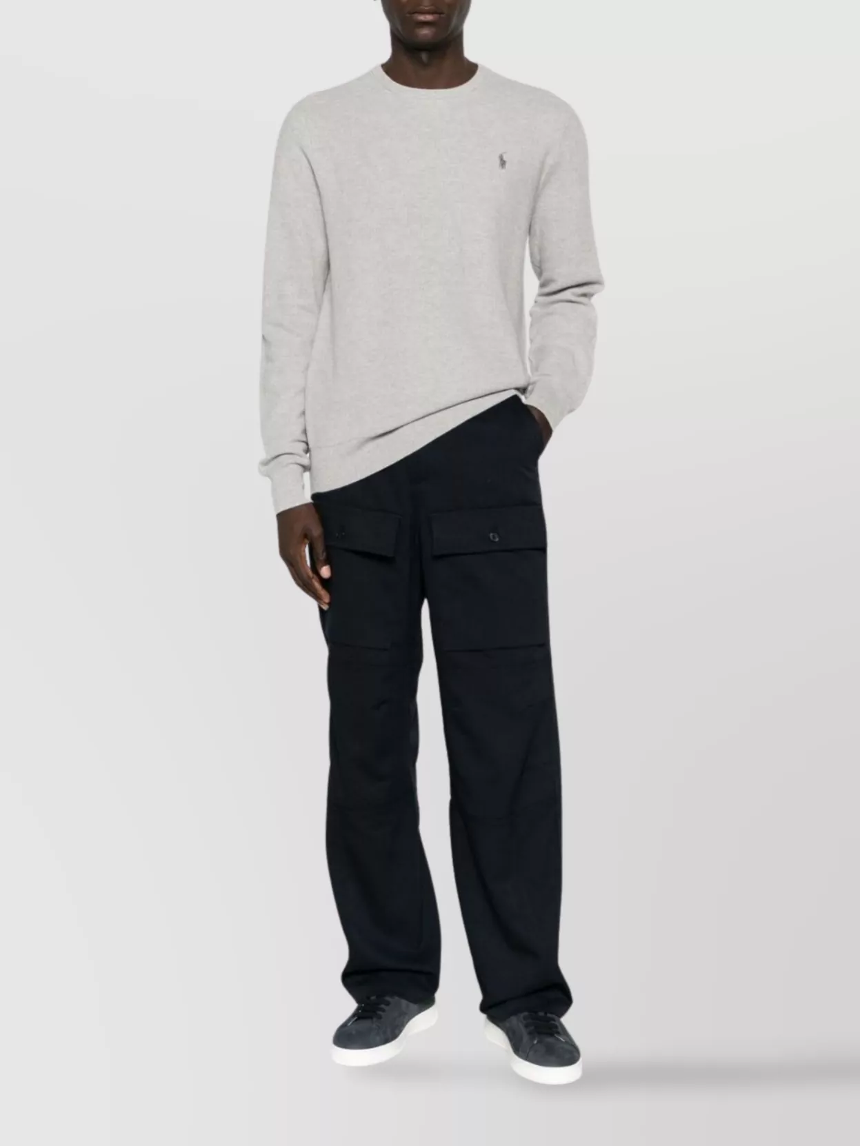 Ralph Lauren Logo Crew Neck Sweater With Long Sleeves