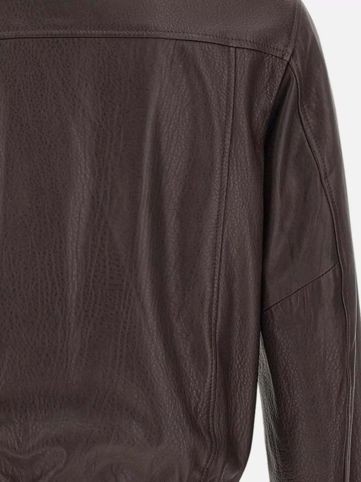 Tagliatore Leather Jacket With Collared Design And Front Pockets